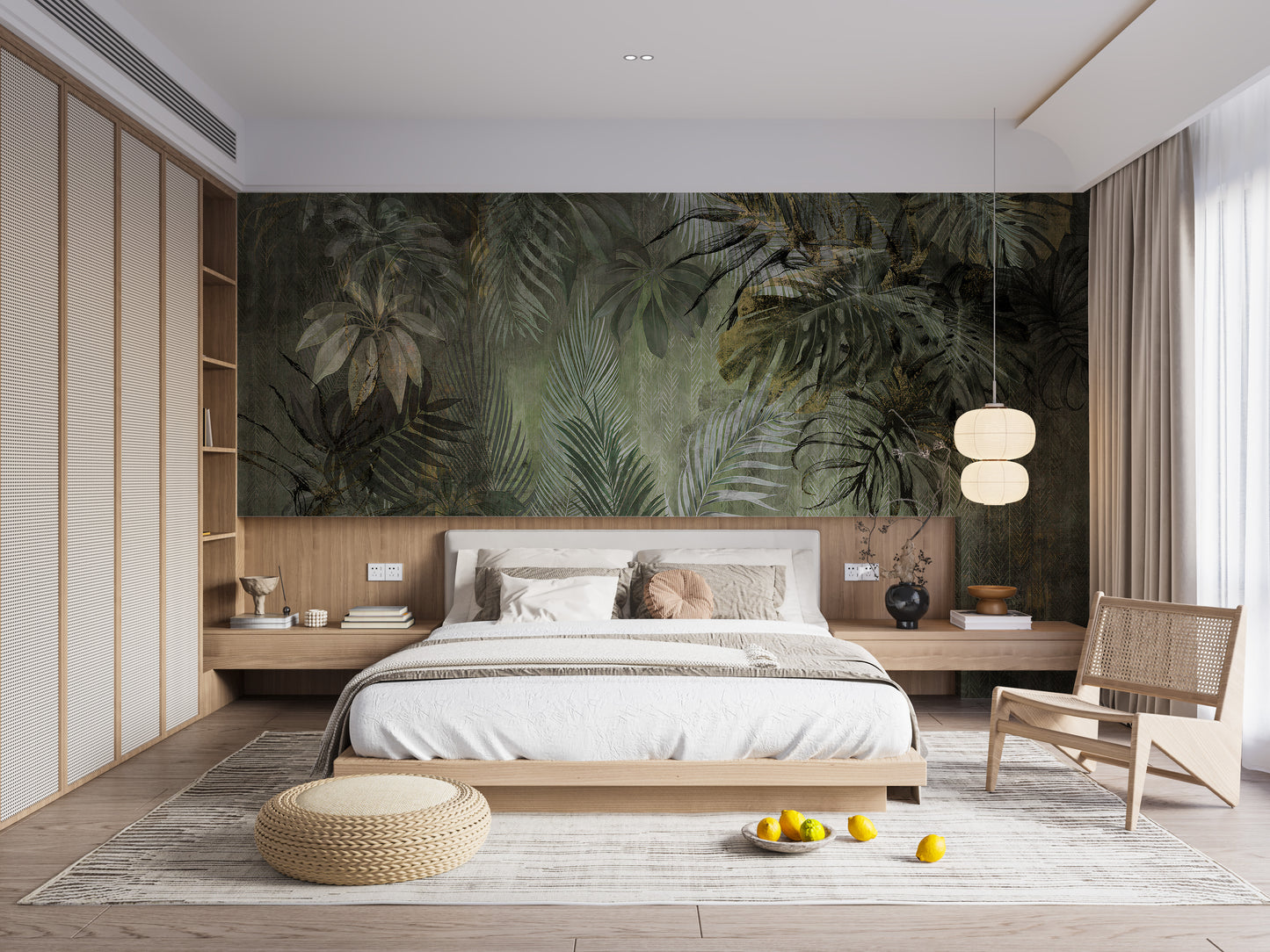 Tropical wallpaper for stylish modern walls