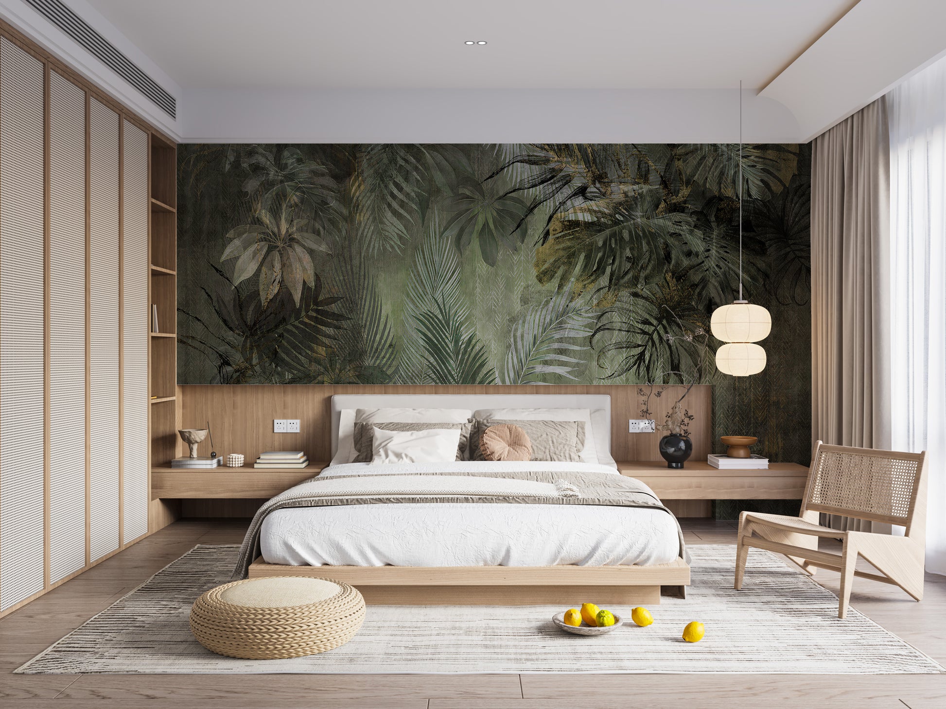 Tropical wallpaper for stylish modern walls