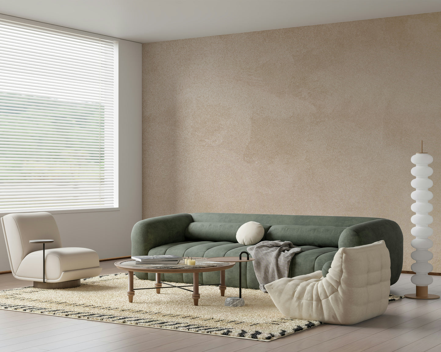 Whisper of Beige Wall Mural