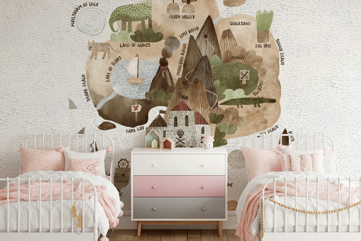 Skull Island Adventure Wall Mural