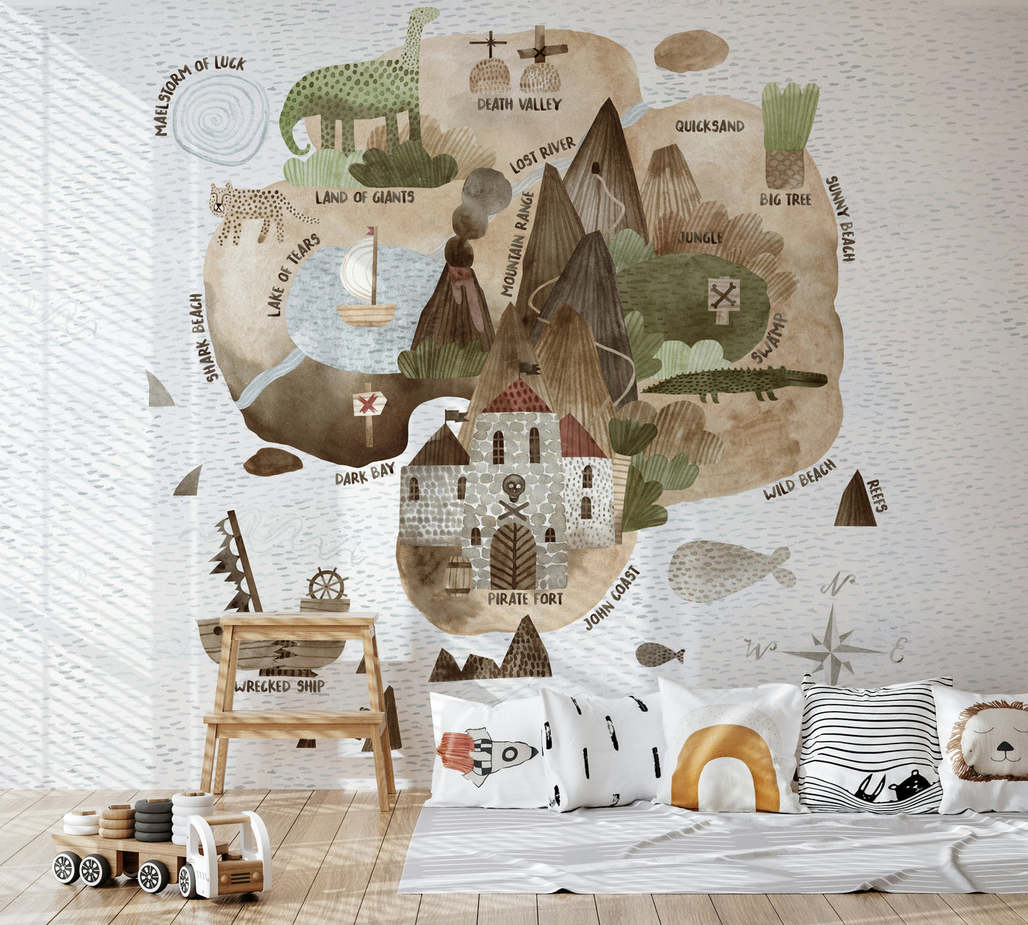 Skull Island Adventure Wall Mural