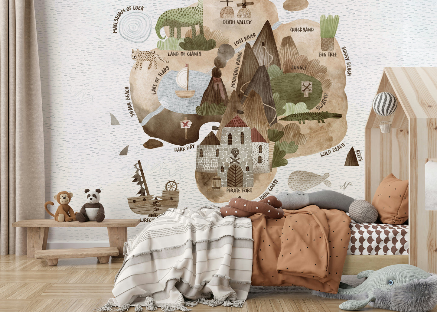 Skull Island Adventure Wall Mural