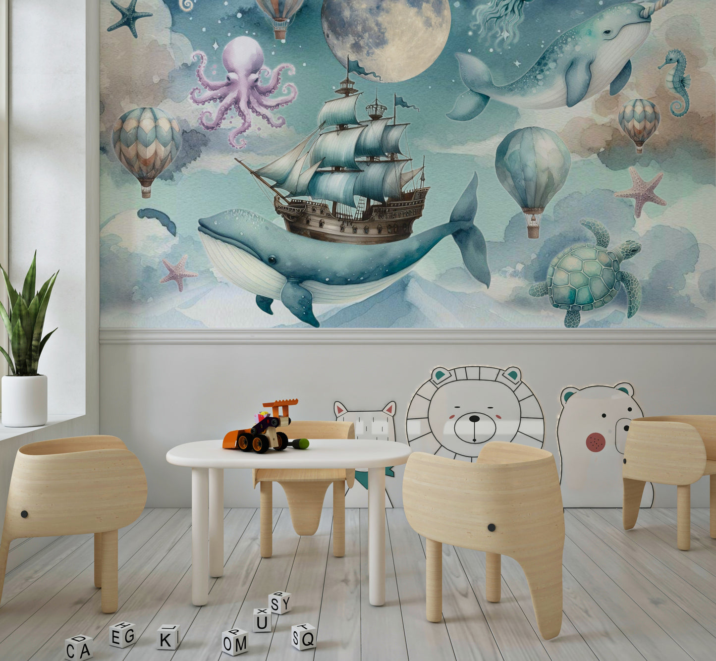 Celestial Sea Adventure Wall Mural