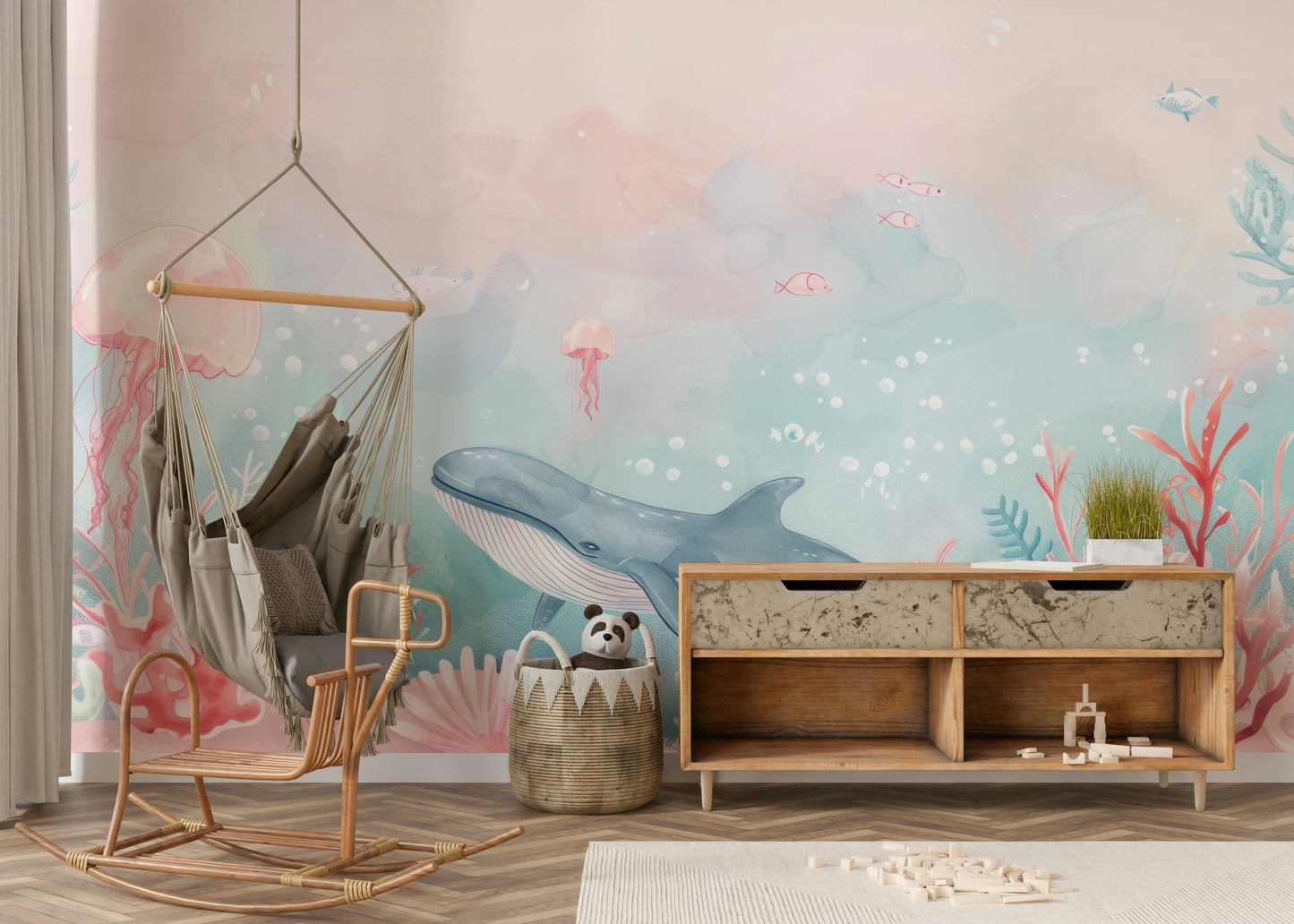 Oceanic Whispers Wall Mural