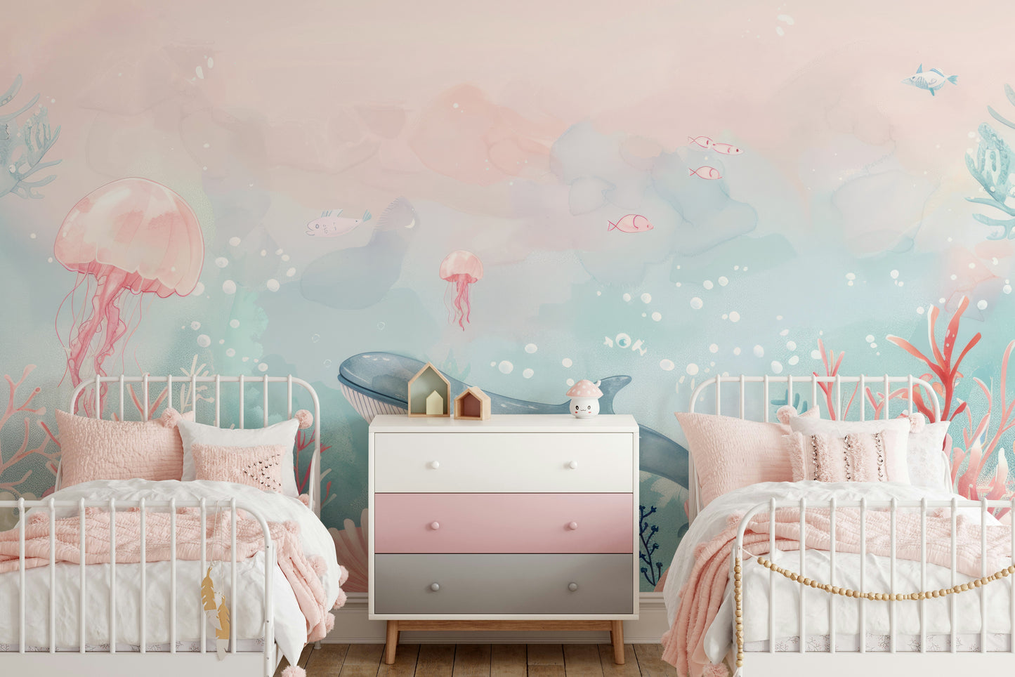 Oceanic Whispers Wall Mural