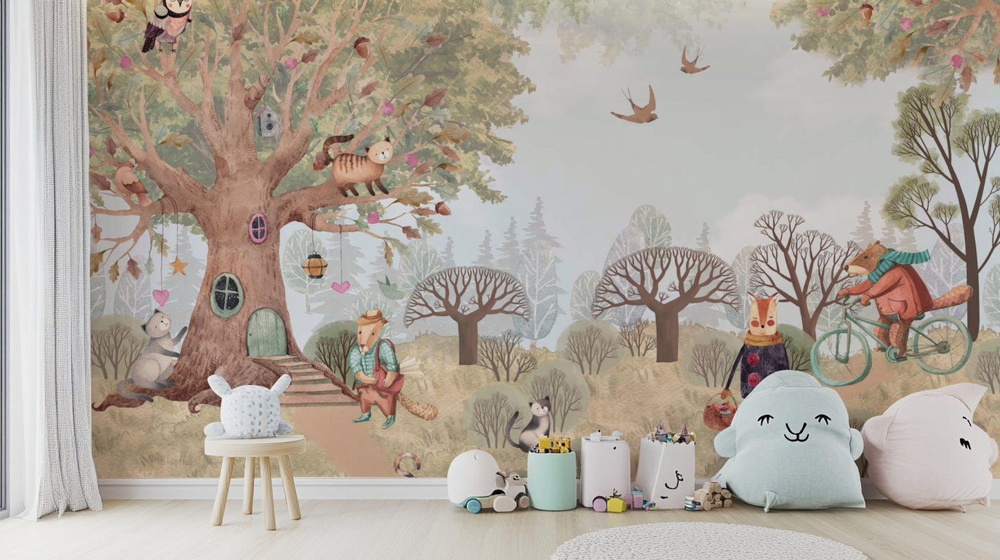 Fairytale Forest Wall Mural