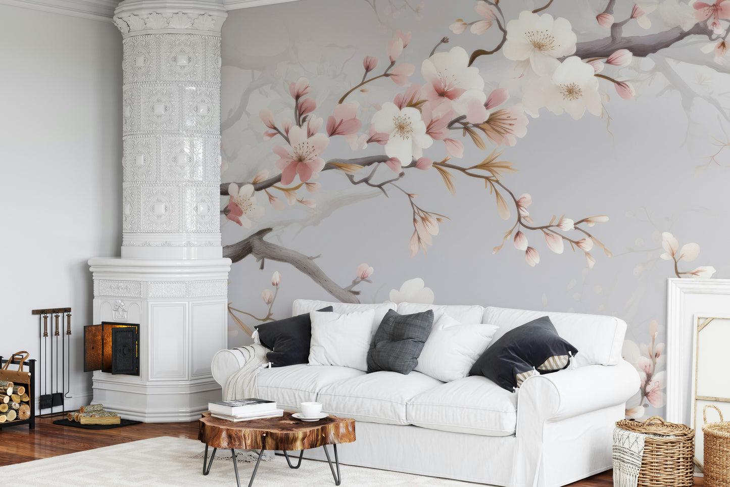 Cherry Blossom Wall Mural