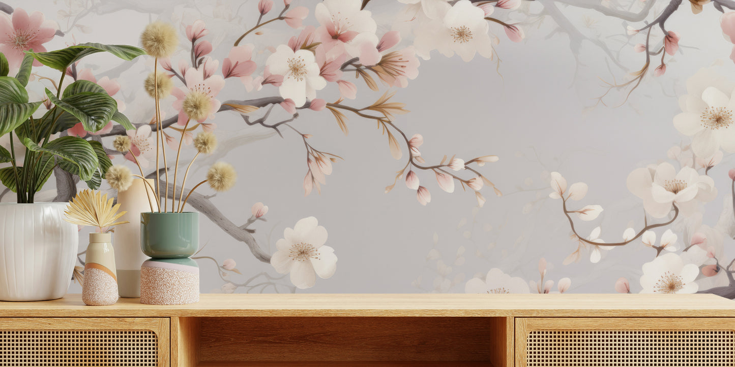 Cherry Blossom Wall Mural
