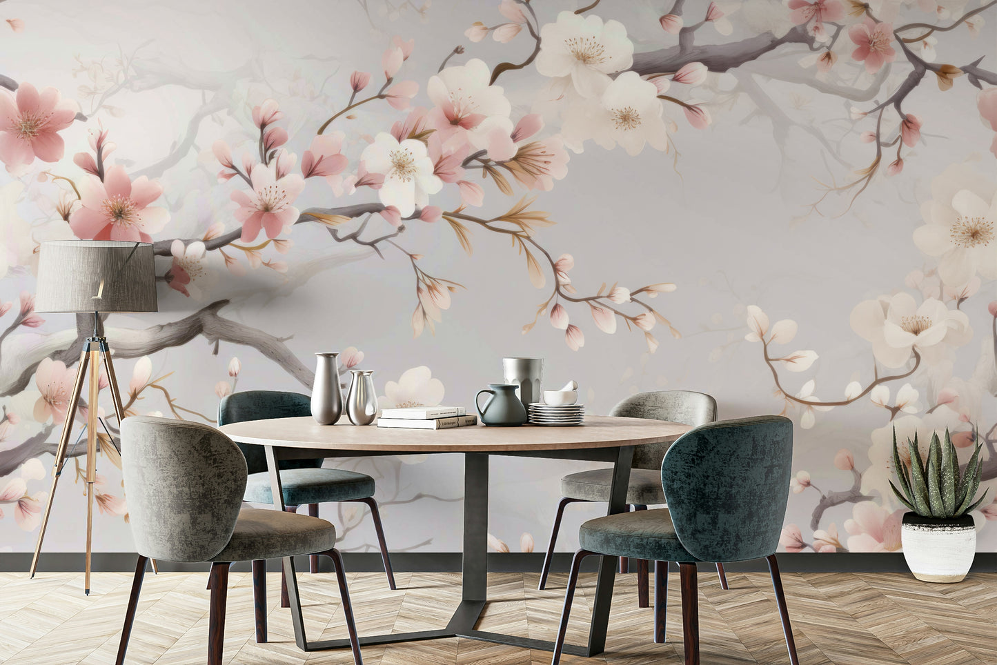 Cherry Blossom Wall Mural