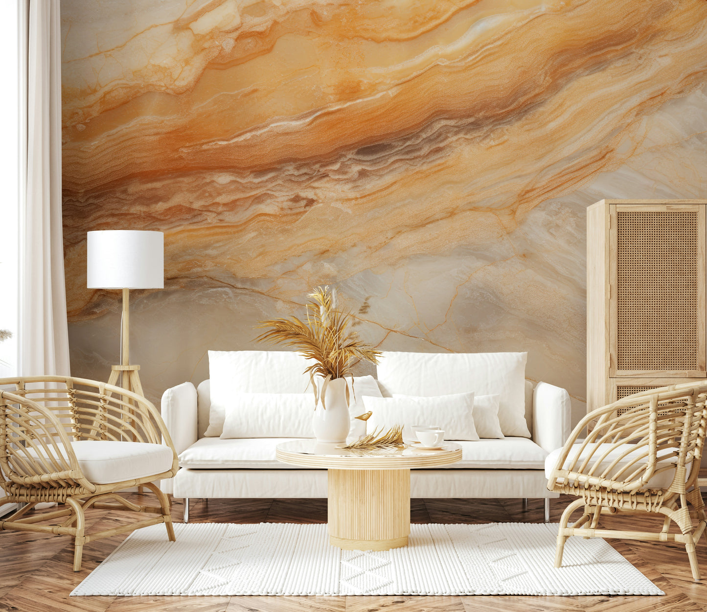 Granite with Textured Wall Mural