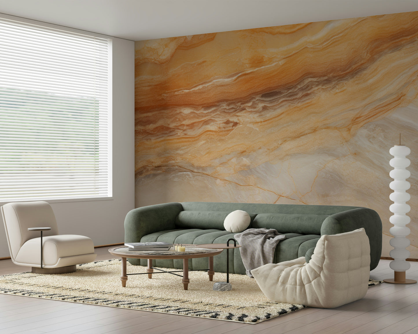 Granite with Textured Wall Mural
