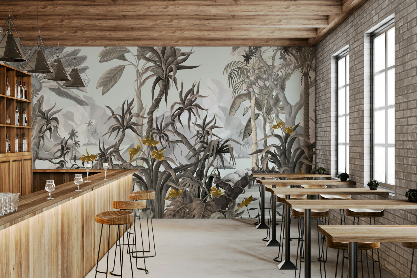 The colors are muted and gentle, including shades of pale gray, cream, and soft blue.
