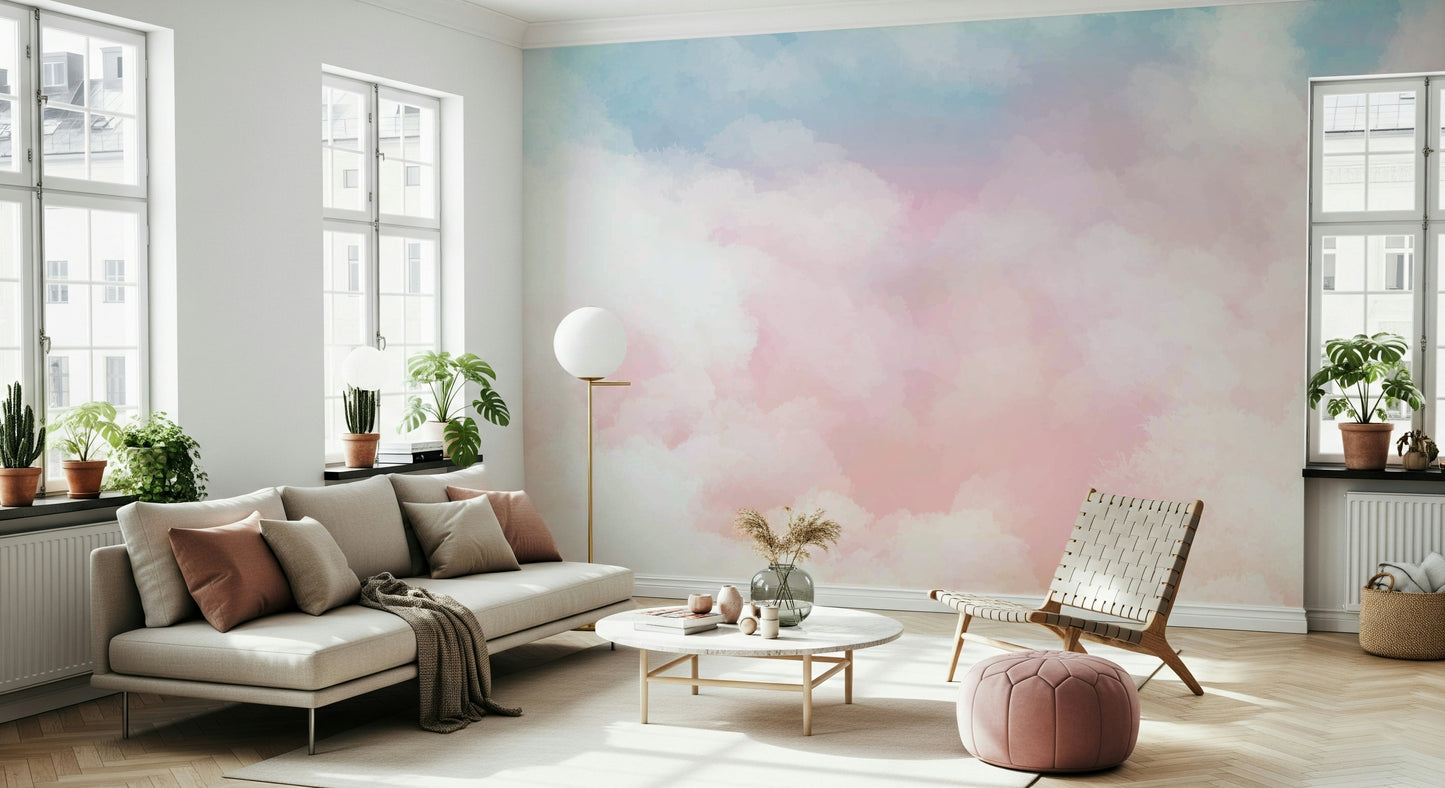 The pattern has a cloudy, atmospheric look with no sharp lines.