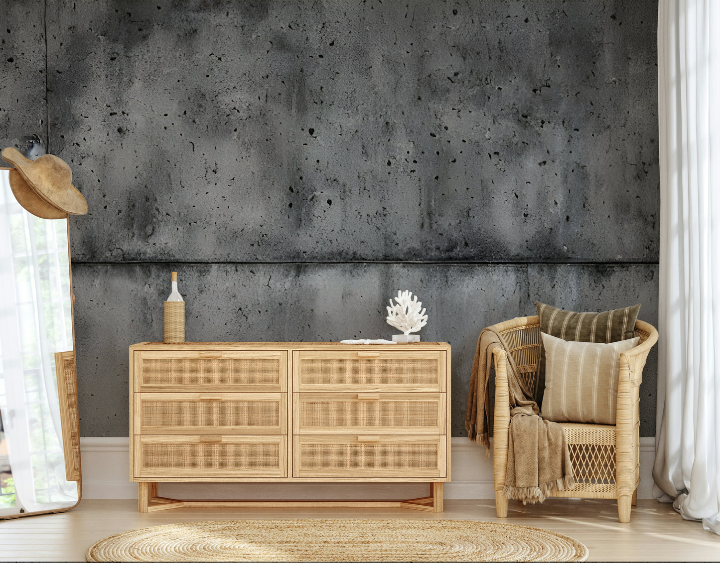 The texture has a subtle, aged look with gentle variations in tone.