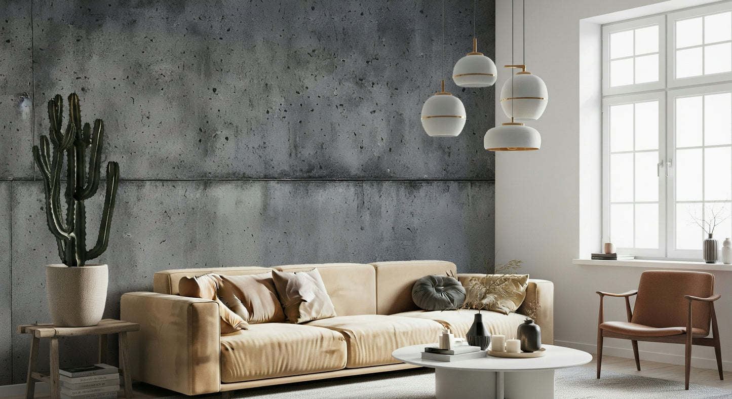 The style is sleek and minimalist, making the space feel clean and open.