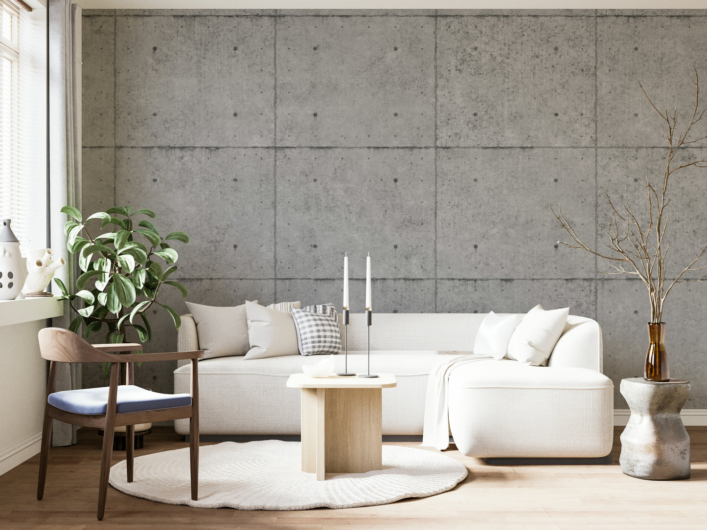 The texture includes subtle cracks, variations in tone, and an unfinished look.