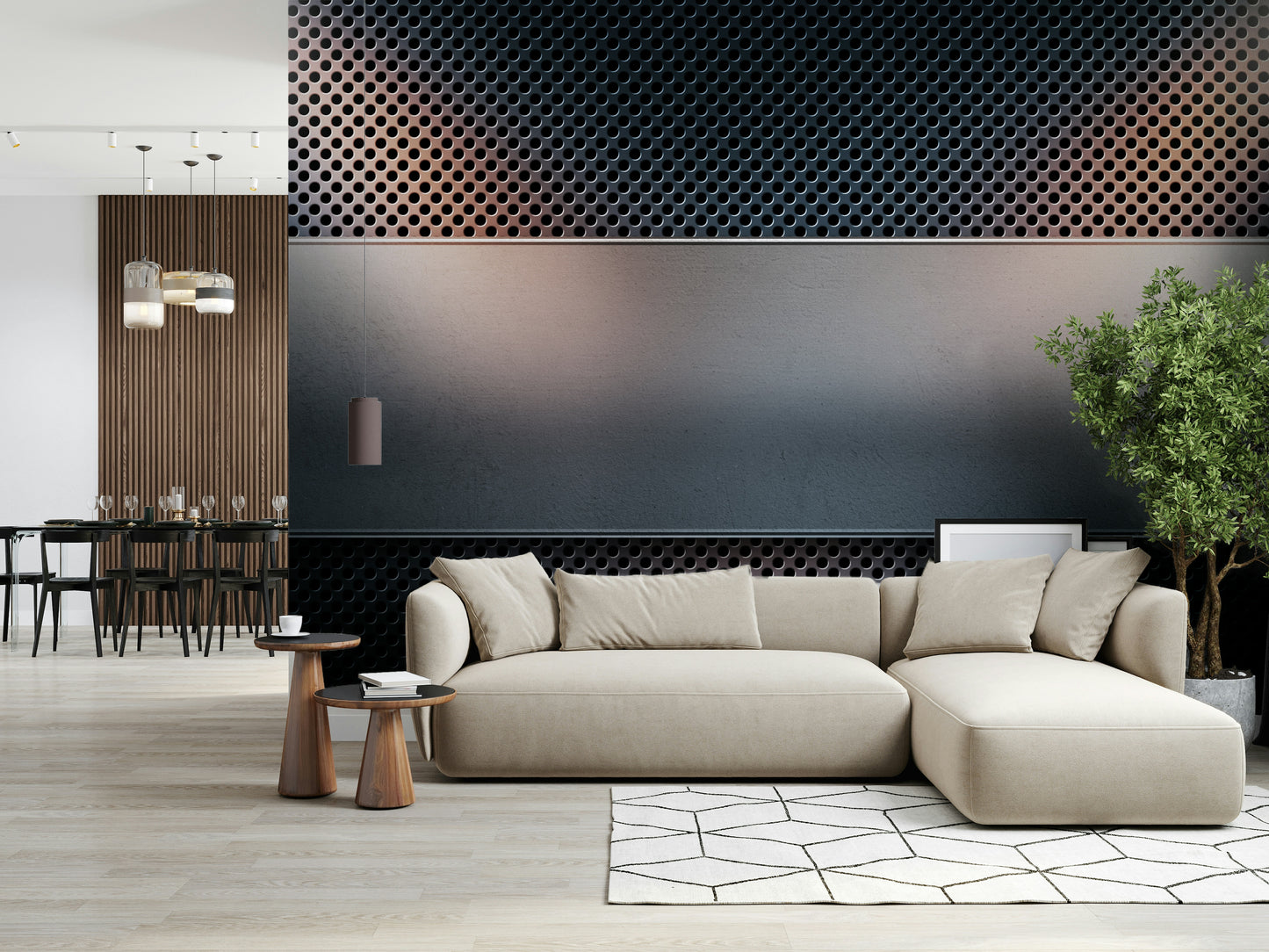 The feeling is one of fresh elegance.