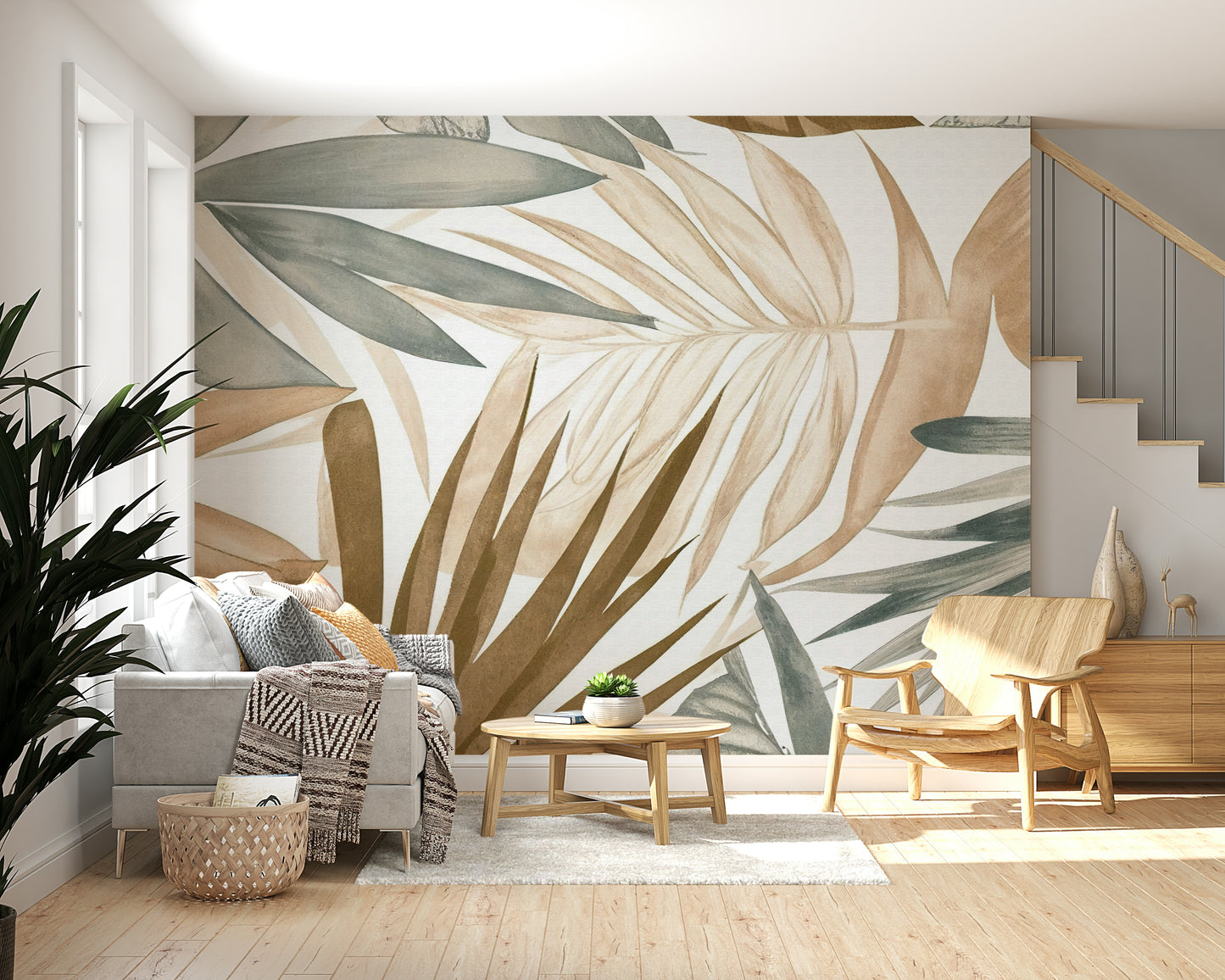 The design gives a feeling of quiet, natural beauty.
