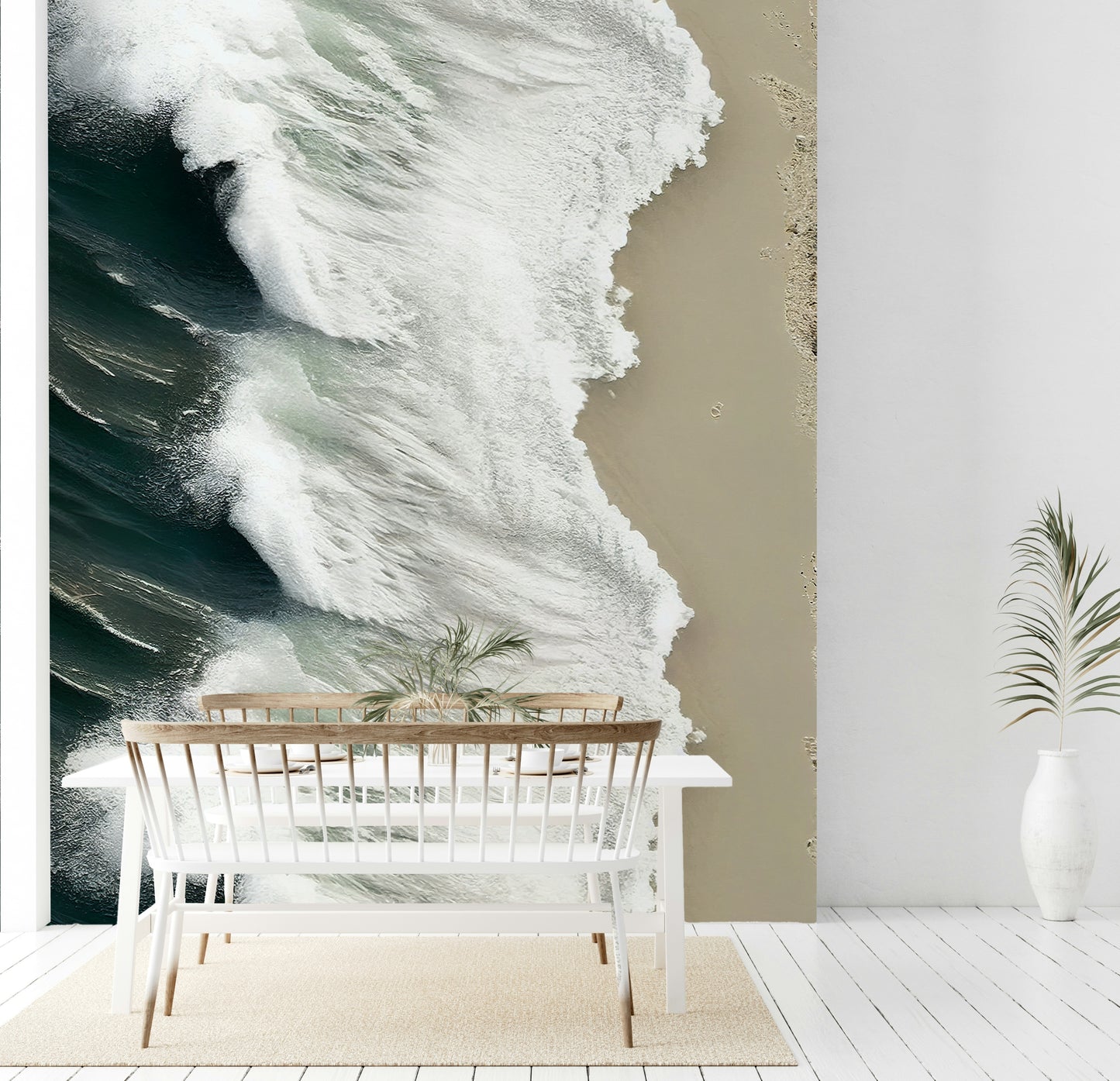 The design gives a feeling of quiet, natural beauty.