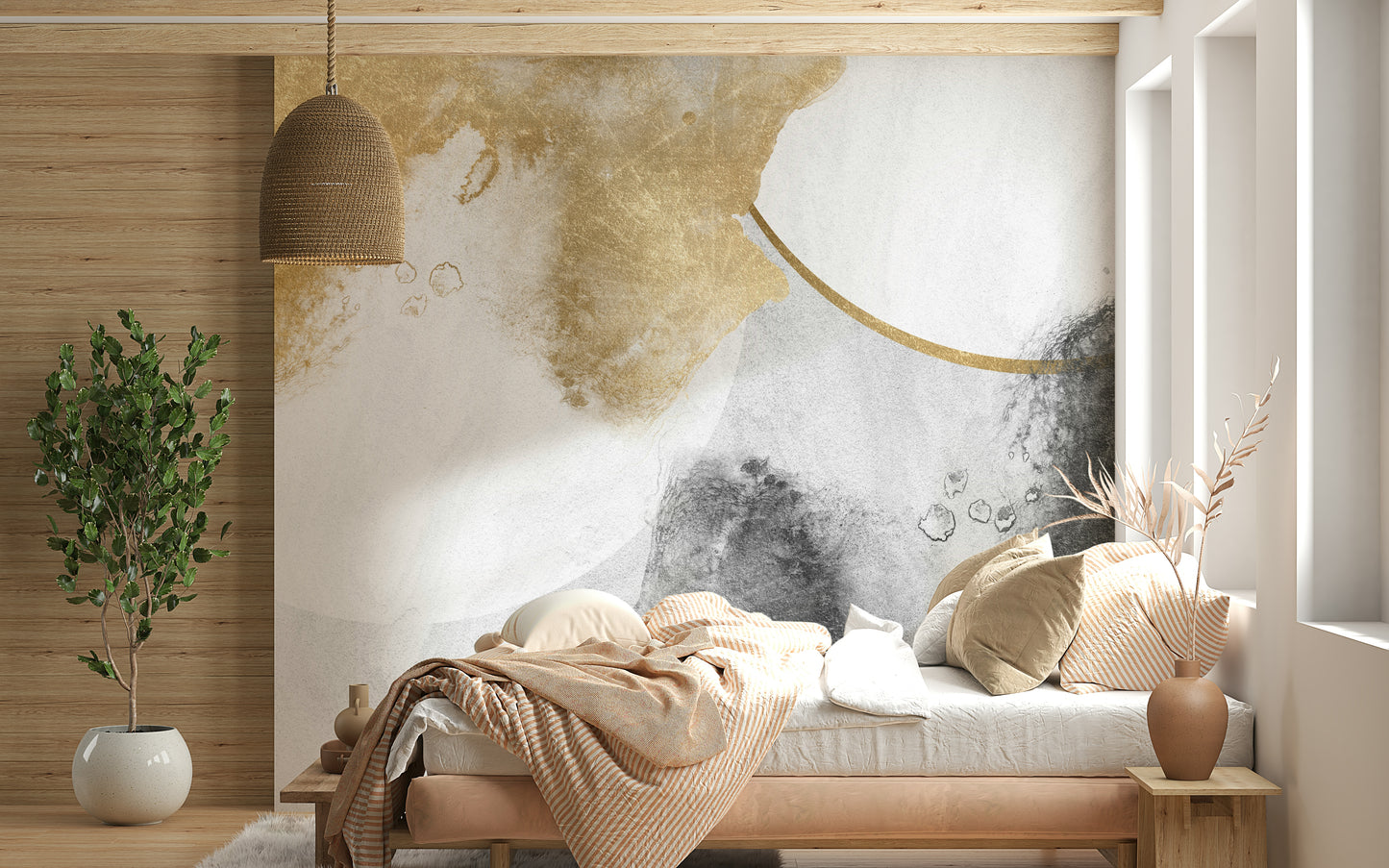 The feeling is one of fresh elegance.