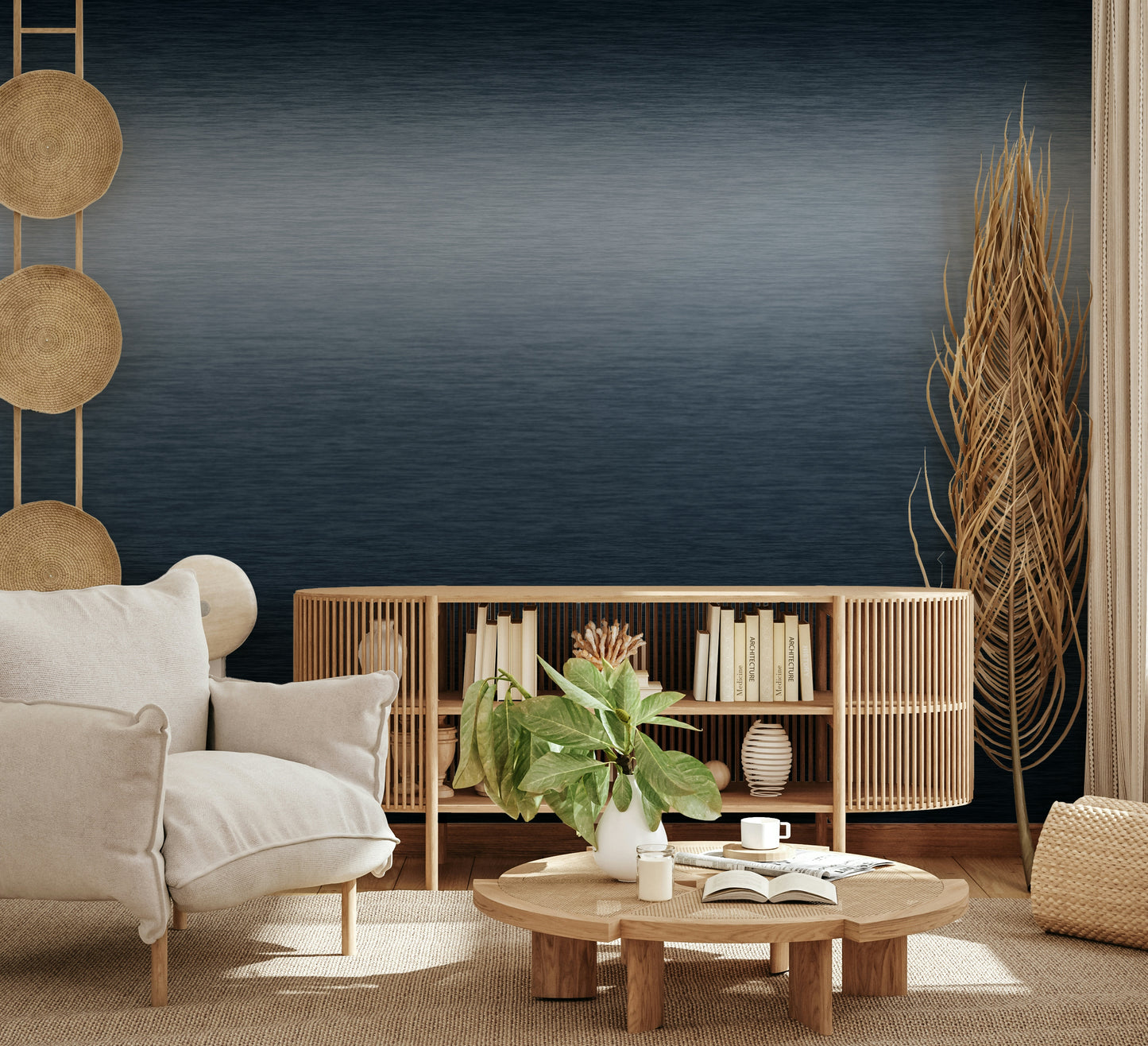 The image has a soft, painted look with a metallic sheen.