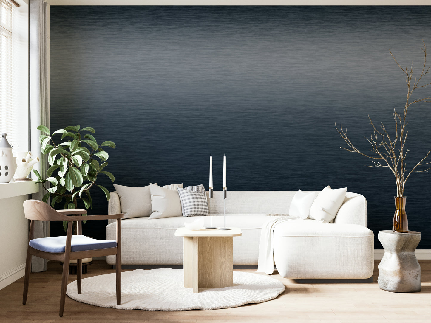 The feeling is one of fresh elegance.