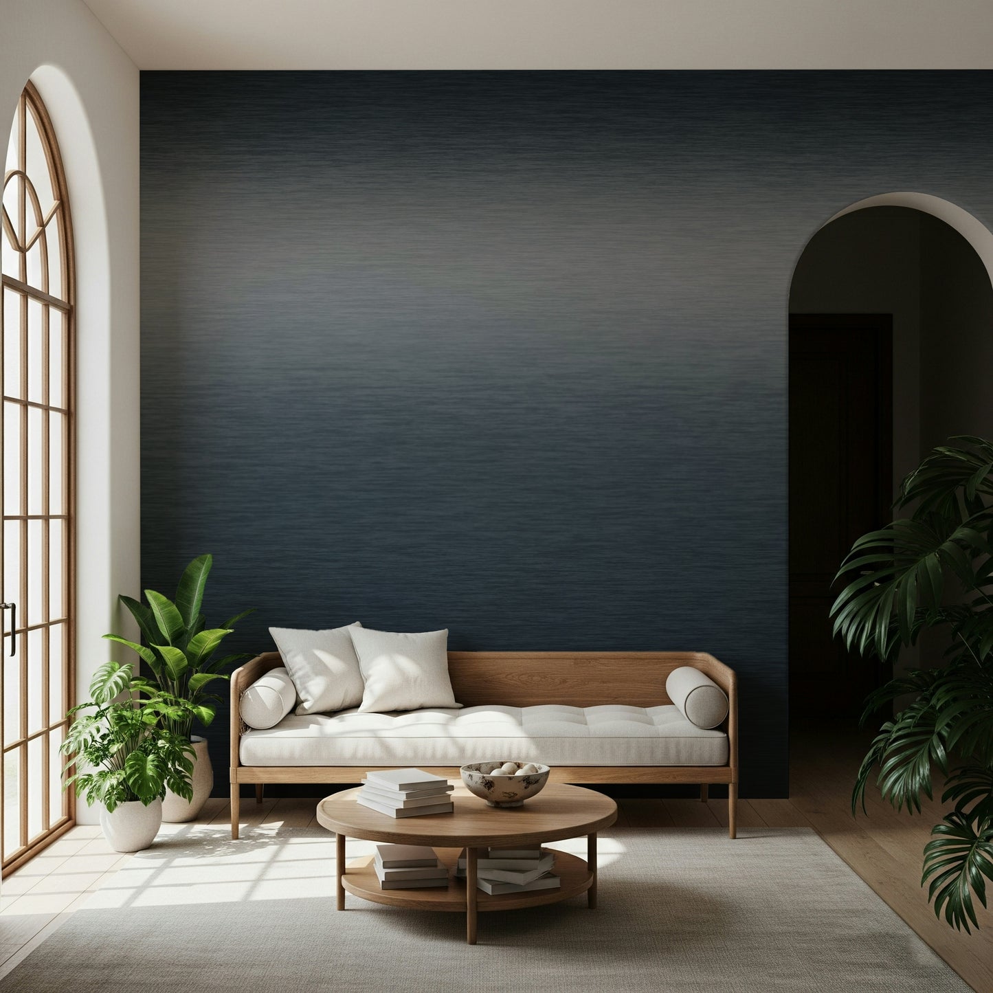 The design gives a feeling of quiet, natural beauty.