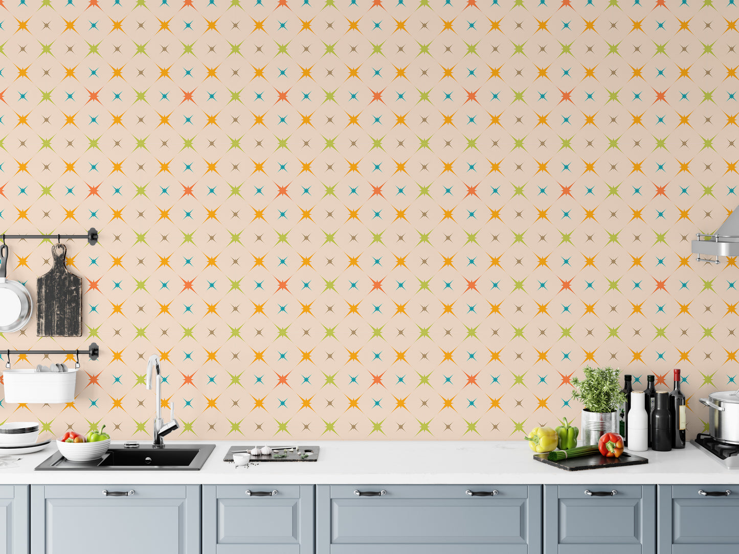 Mid-Century Modern Starburst Wall Art