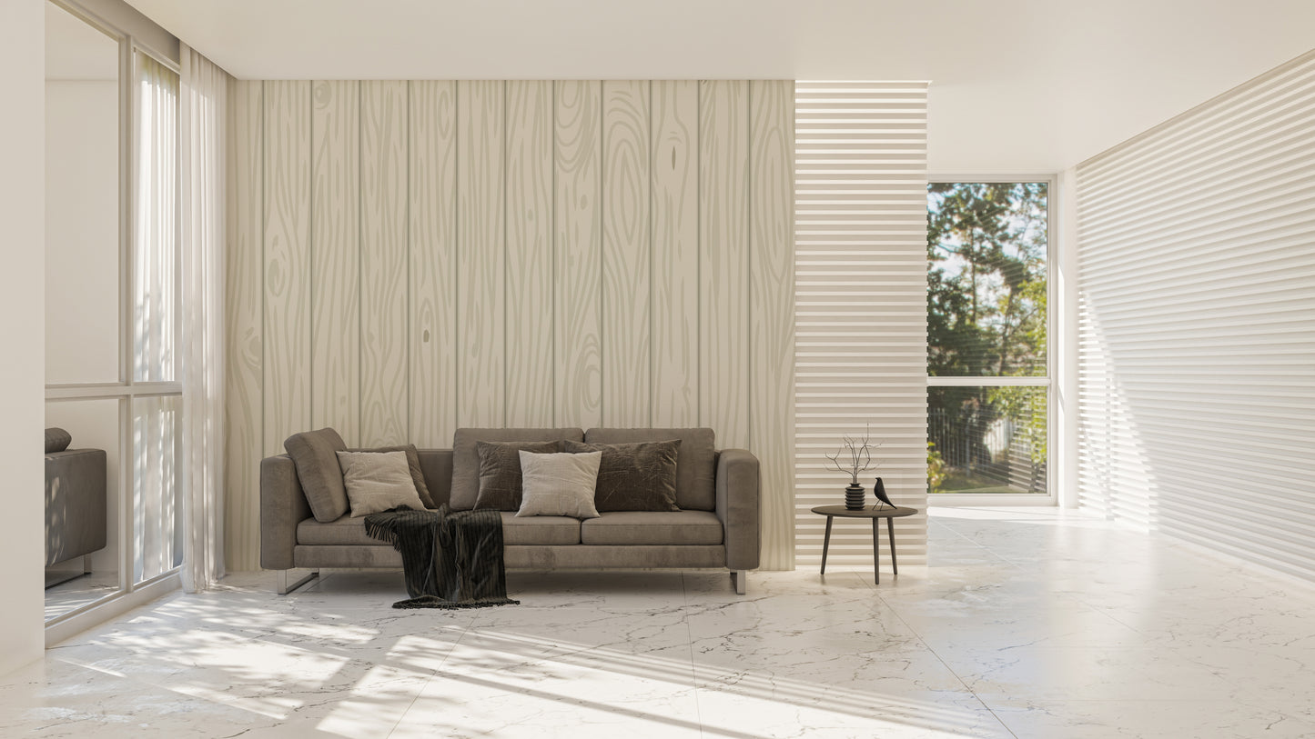 Organic oak wood wallpaper for simple style