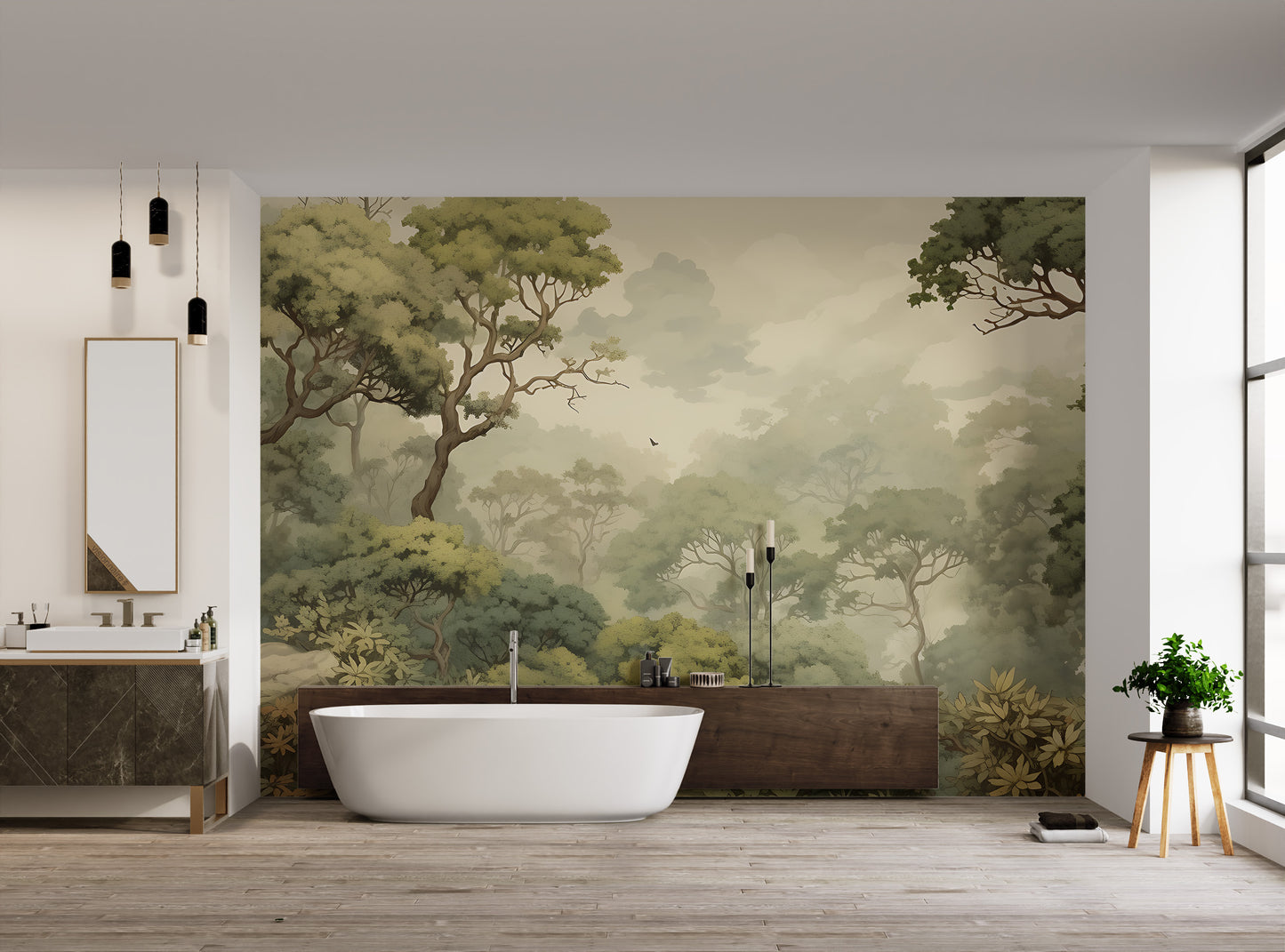 Nature-inspired Japanese scenery wallpaper