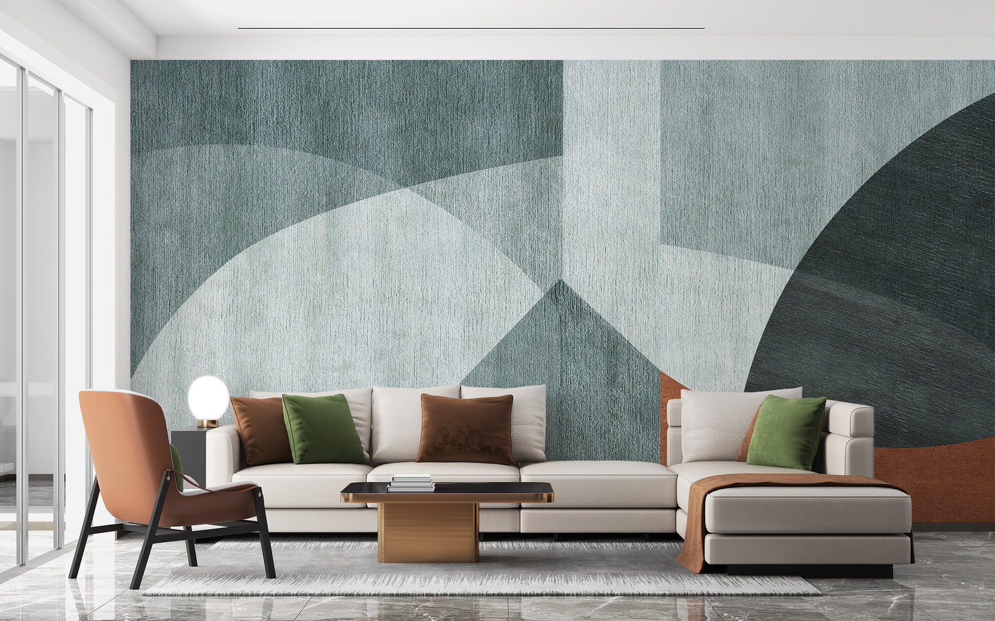 Geometric Harmony Wall Mural