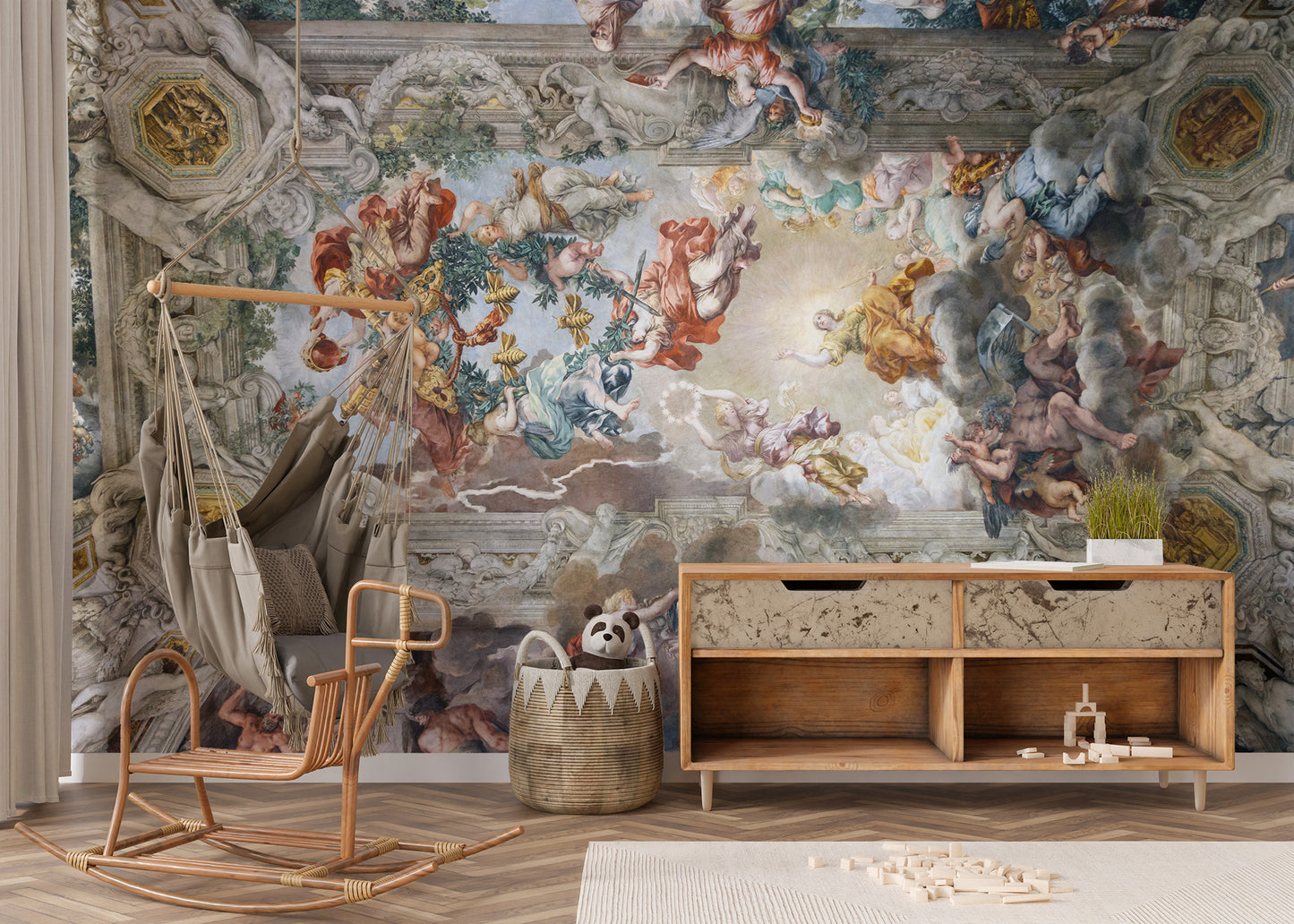 Baroque heaven wallpaper for timeless decor