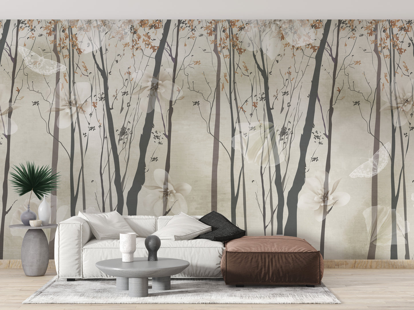 String of Lights Wood Wall Mural