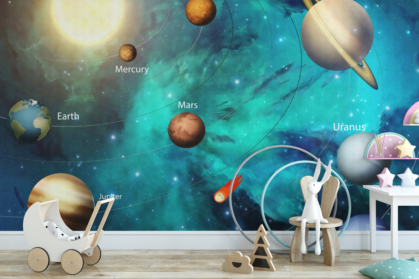 Space adventure wall design
