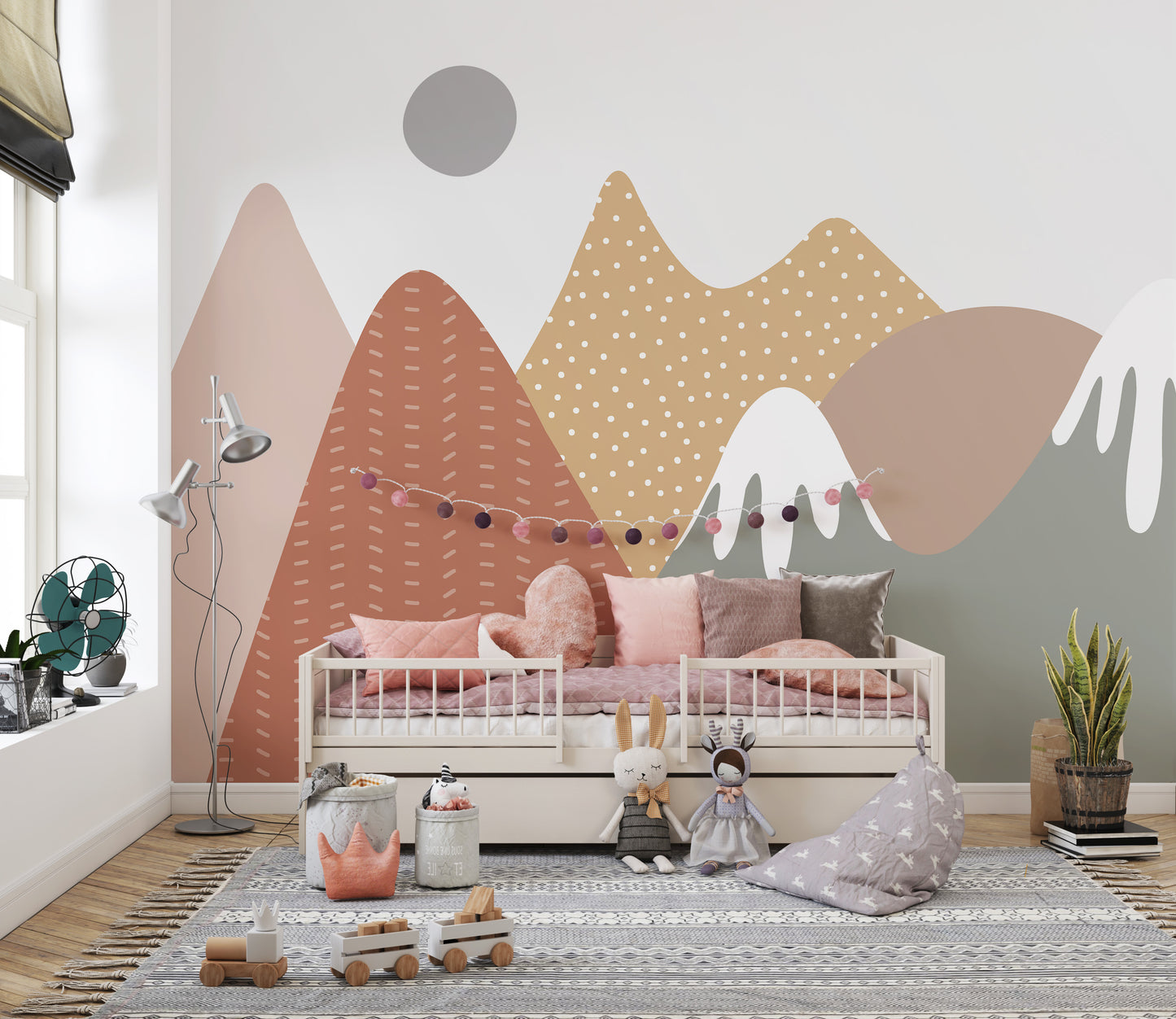 Warm Beige Landscape Wall Decoration
