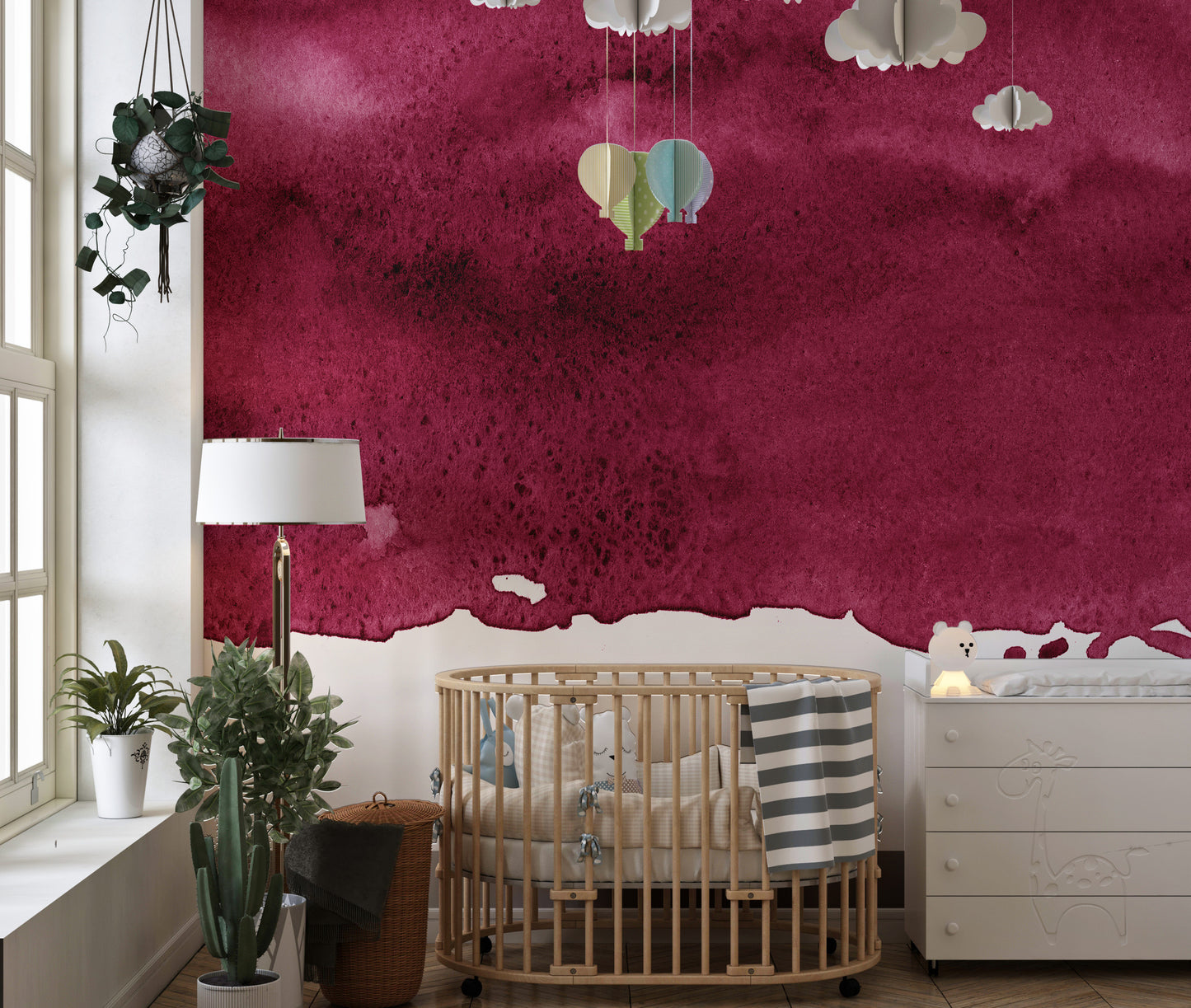 Luxurious wine splendor mural for a stylish interior upgrade.