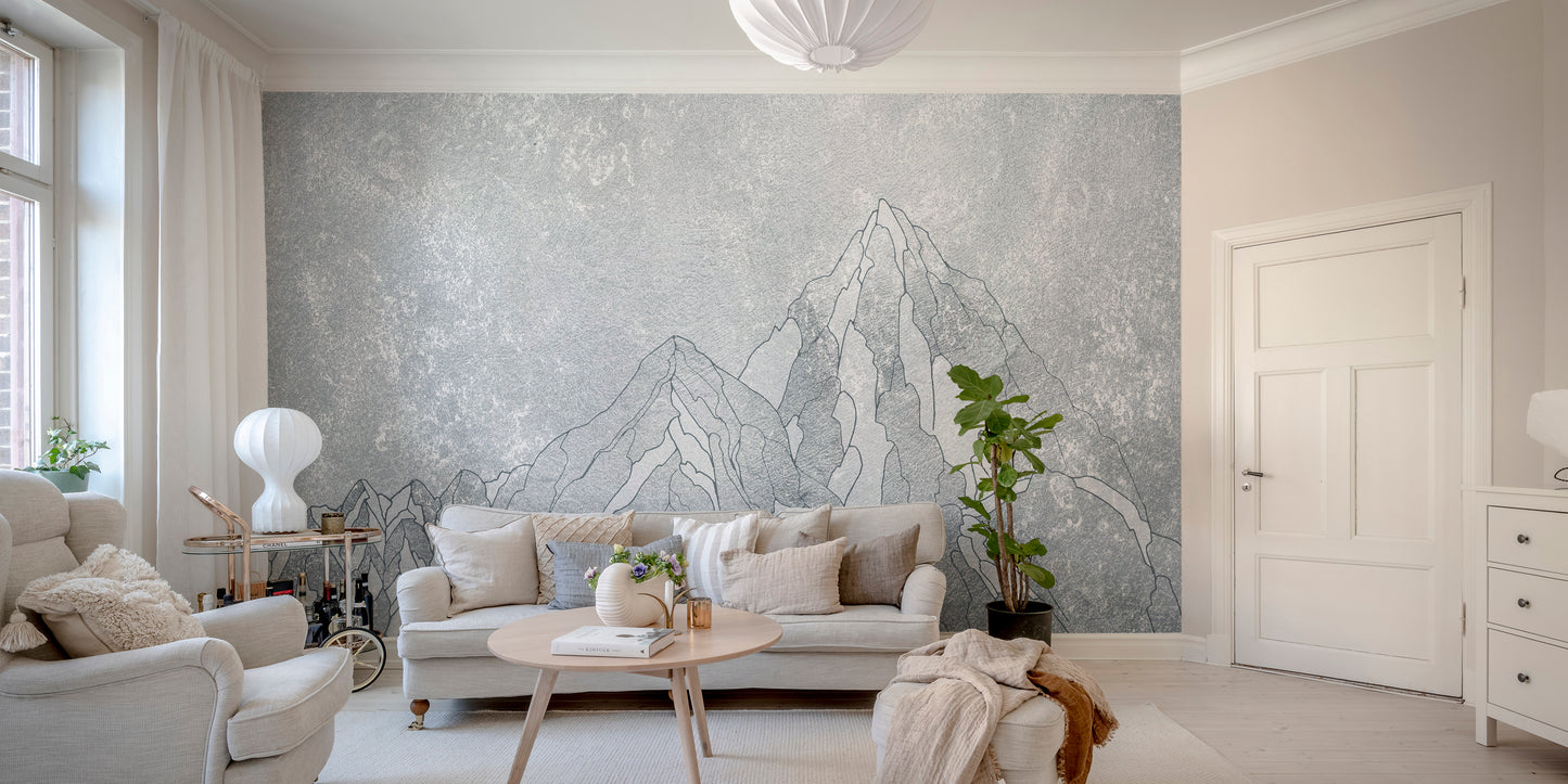 Elegant mural featuring the majestic Everest in peak perfection.