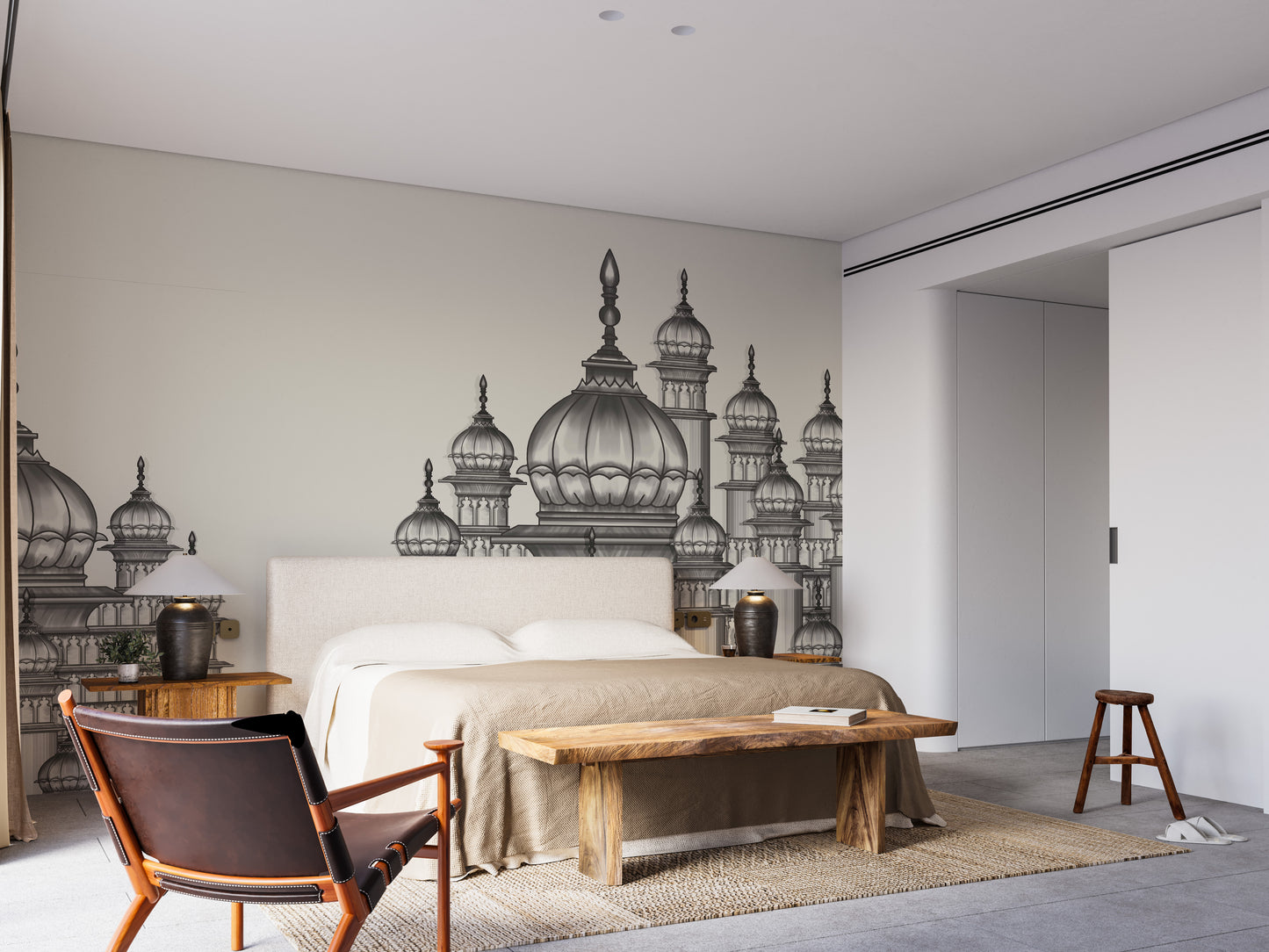 Grandeur of the Mughals wall mural for a majestic interior touch.