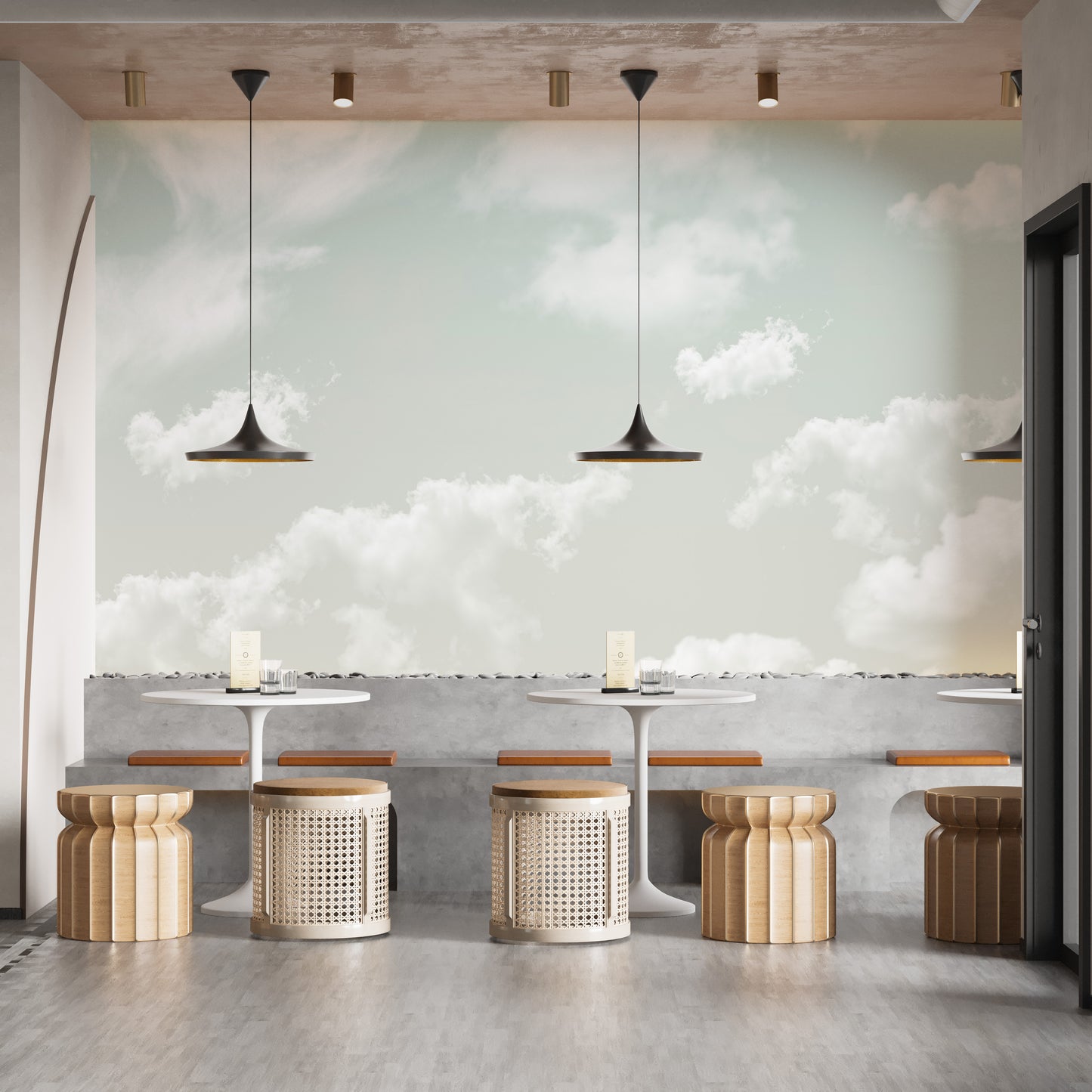Scenic heavenly horizons wall mural for nature-inspired decor.