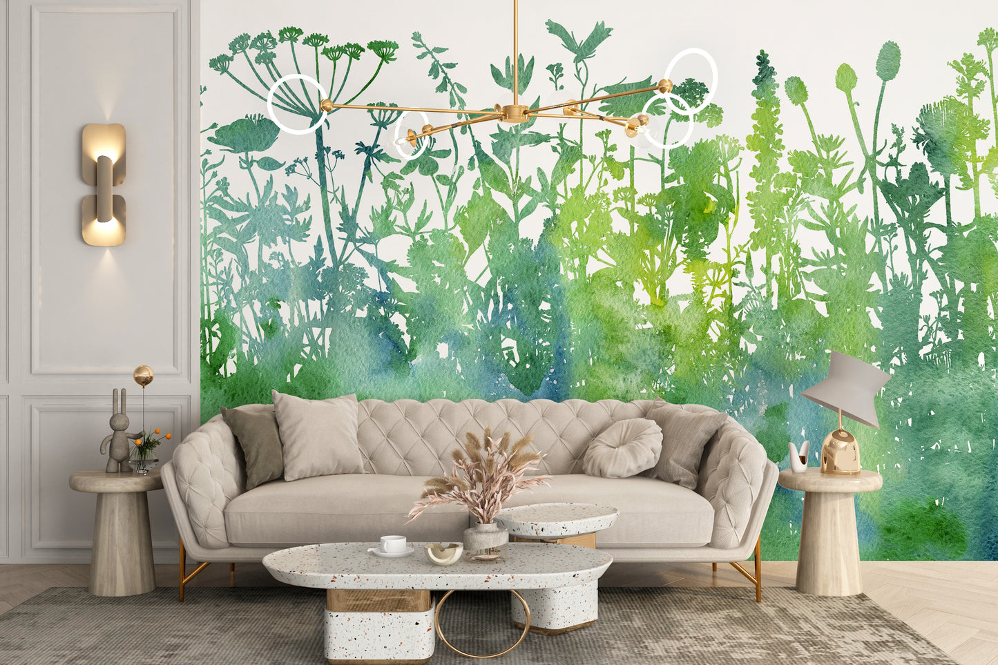 Watercolor Tree Reverie Wall Mural for a fresh look