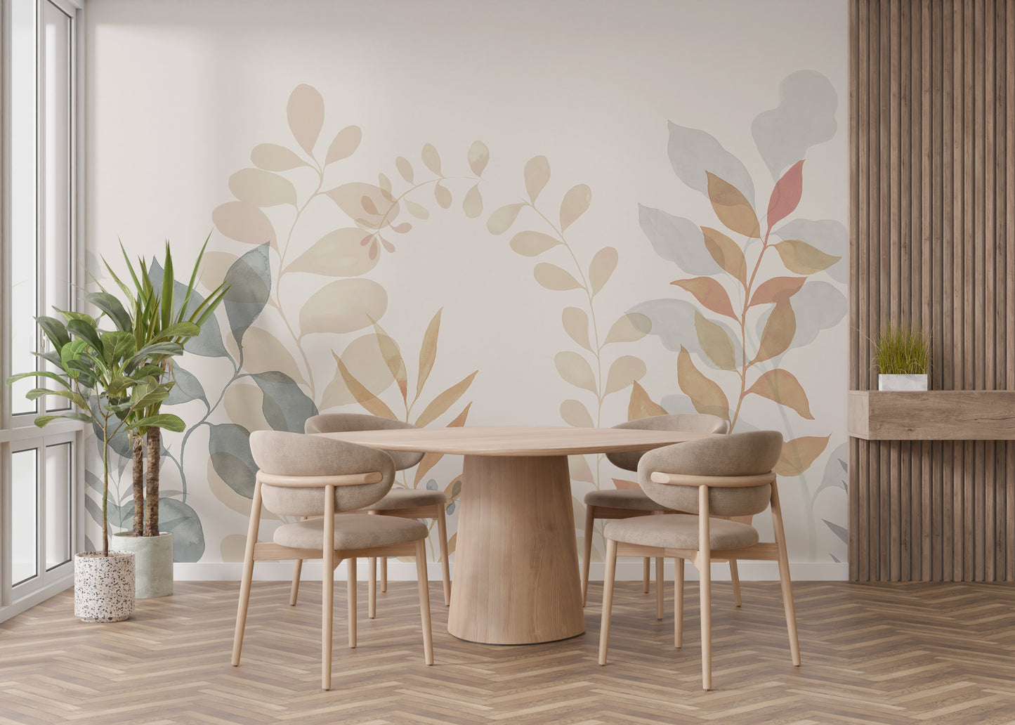 Autumn Whisper Wall Mural for a tranquil fall scene