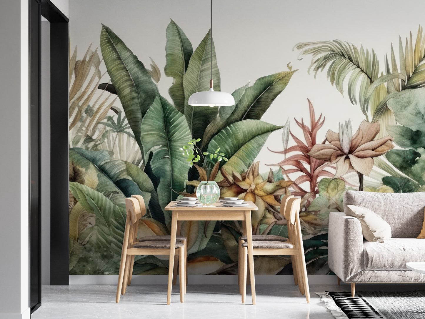 Lush Greenery Wallpaper Mural to add life to walls