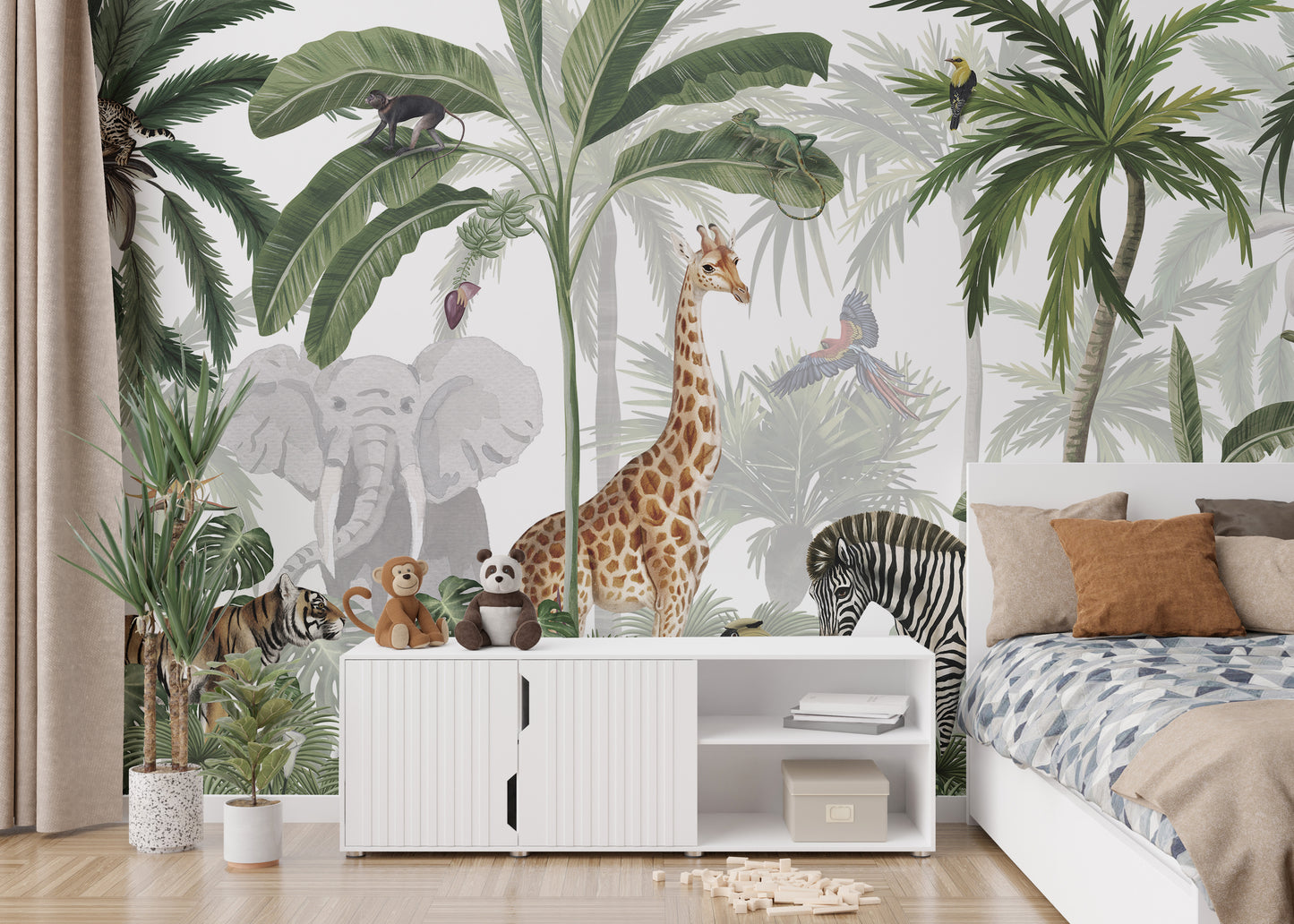 Jungle Jive Mural Wallpaper