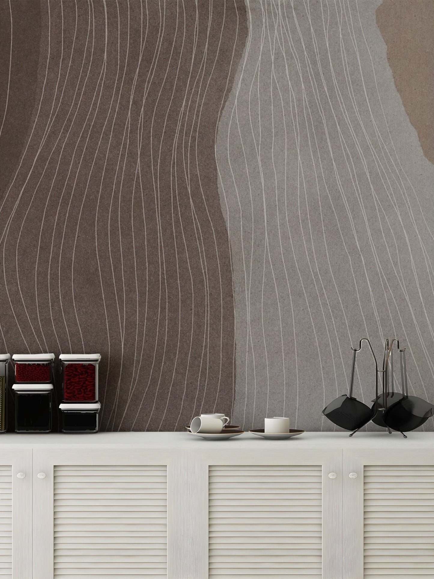 Artful Arabica Wallpaper Mural - Wallanza