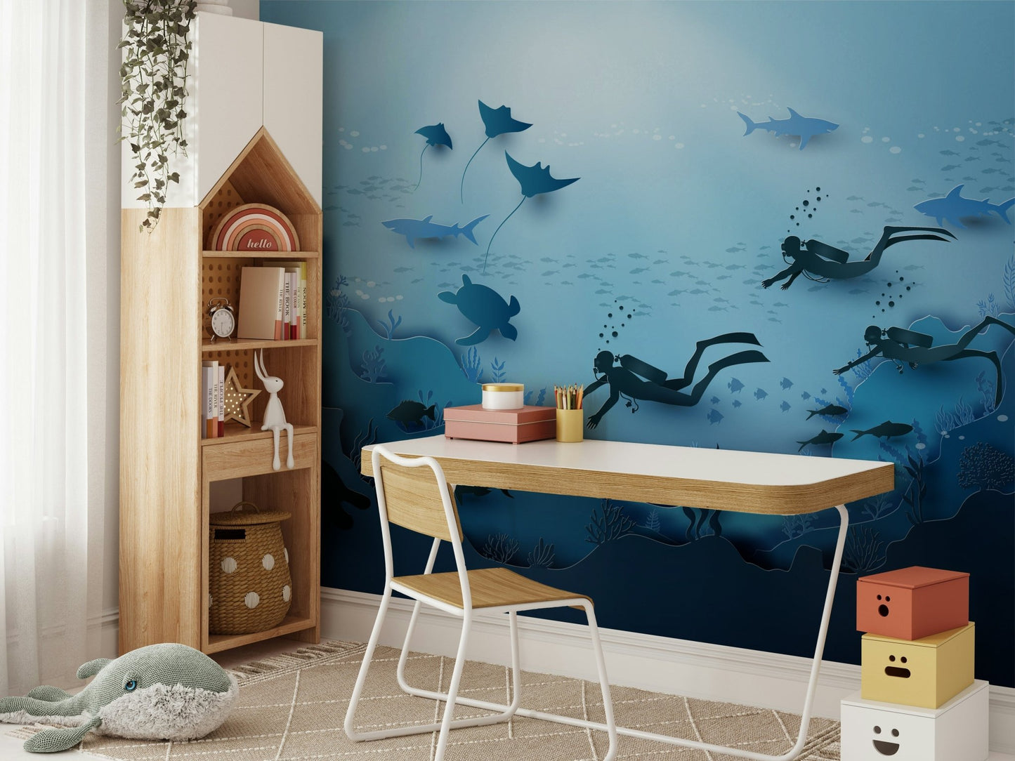 Deep Ocean Wall Mural - Wallanza