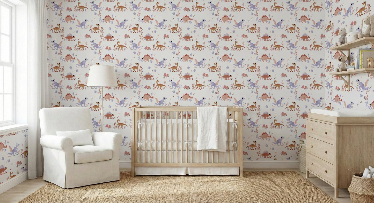 Dino Days Doodle Wallpaper - Wallanza