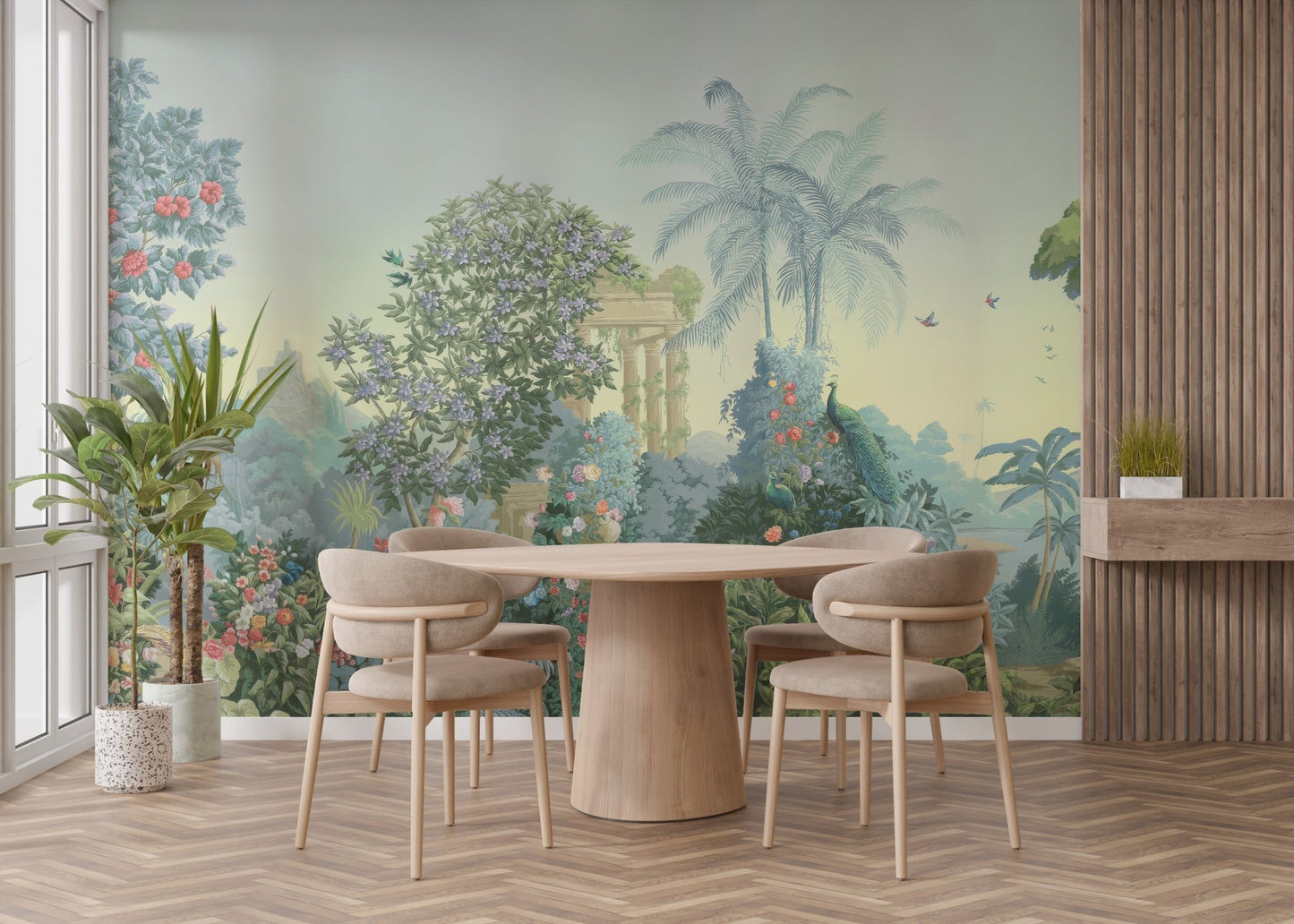 Exotic Botanical Wall Mural - Wallanza