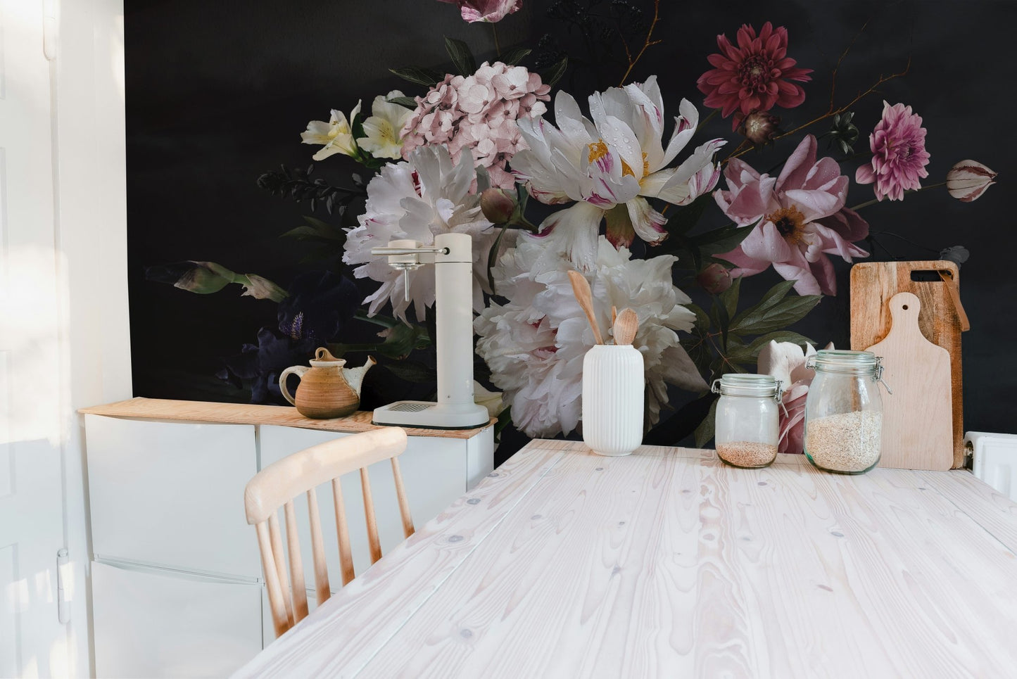 Charming Flower Meadows Wallpaper Mural