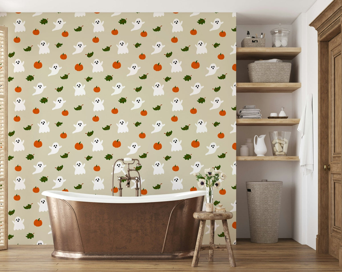 Ghostly Harvest Wallpaper - Wallanza