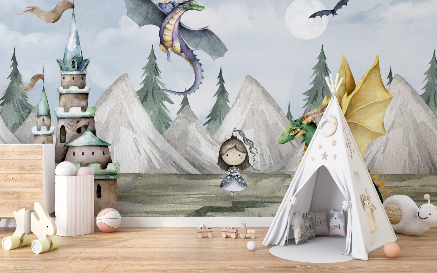 Magical Kingdom Wallpaper Mural - Wallanza